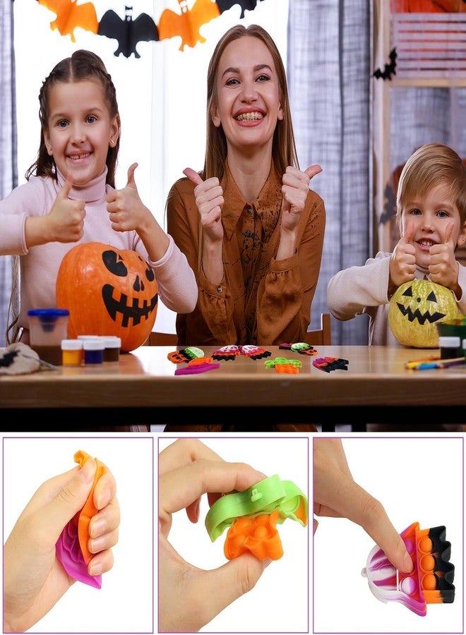 JDSTY 24 Pack Halloween Mini Fidget Sensory Pop Toys for Kids Boys Girls Halloween Party Favors Halloween Treat Bags Gifts - Image 4
